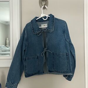 Denim Tie Jacket